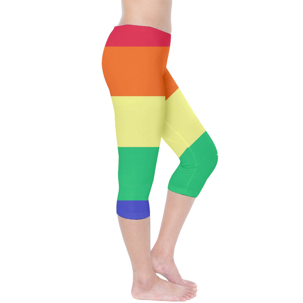 LGBTQ Rainbow Pride #12 Capri Leggings