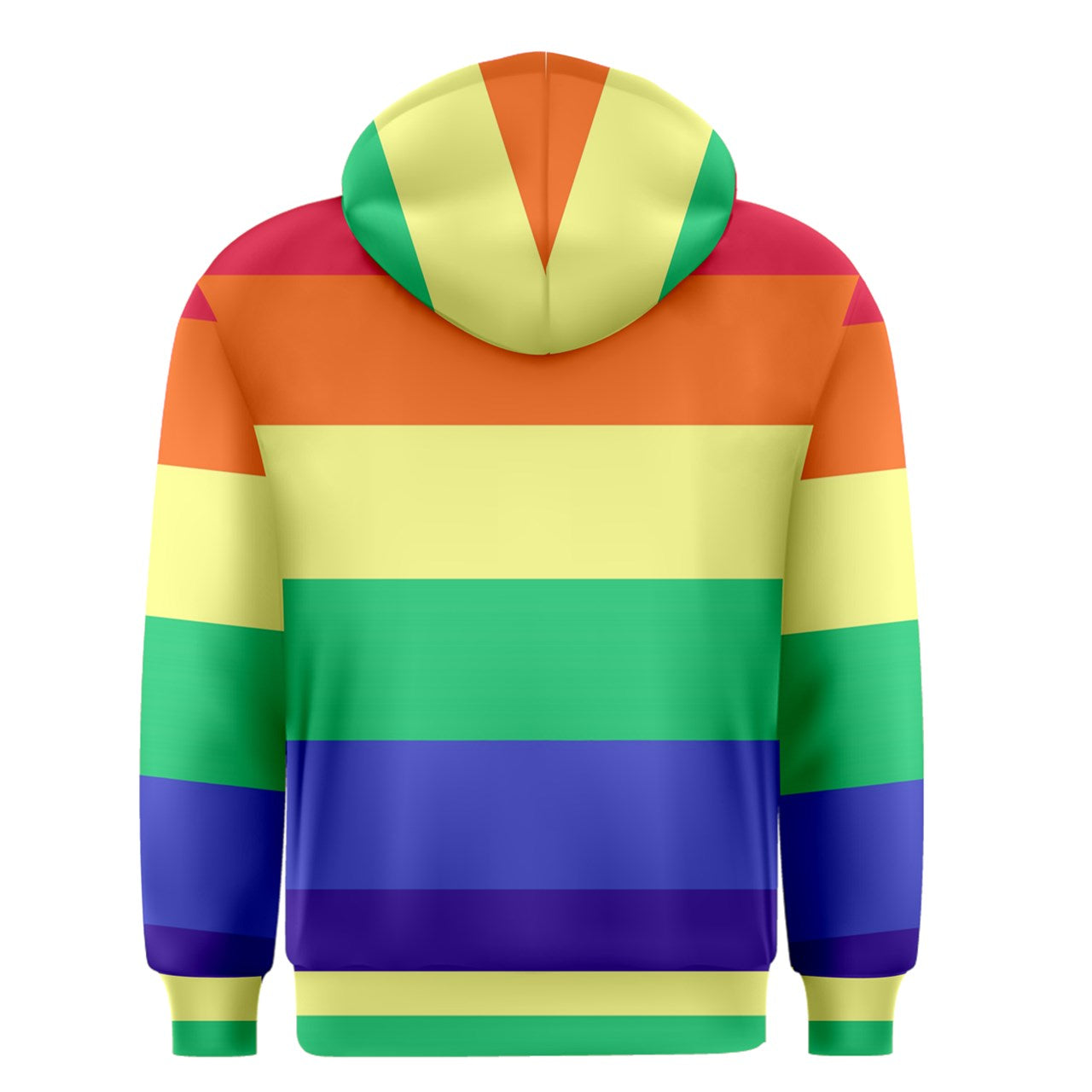 LGBTQ Rainbow Pride #12 Men's Zipper Hoodie