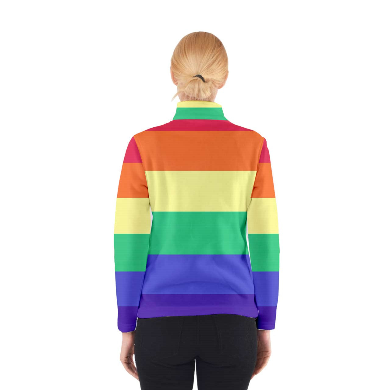 LGBTQ Rainbow Pride #12 Women's Bomber Jacket