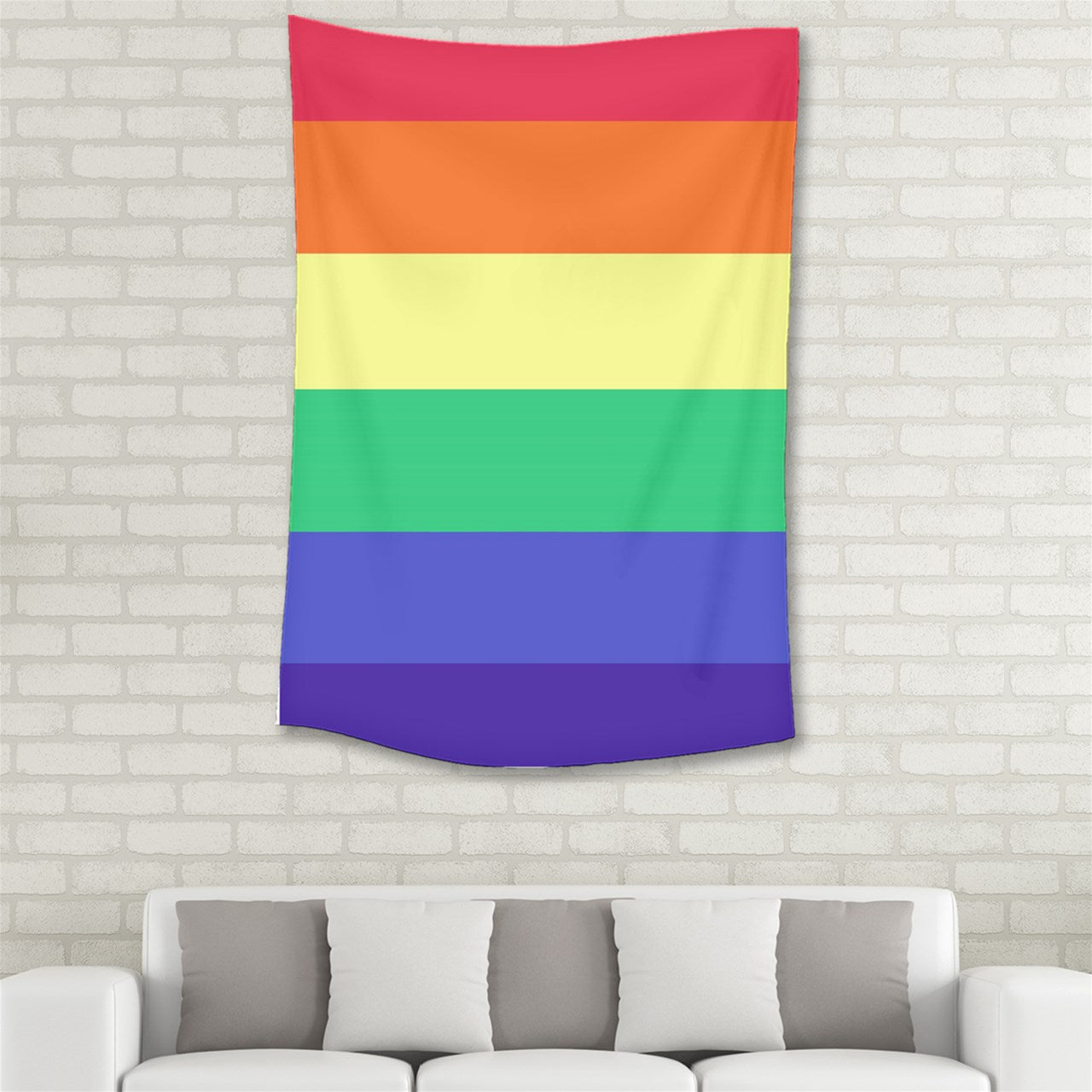 LGBTQ Rainbow Pride #12 Small Tapestry
