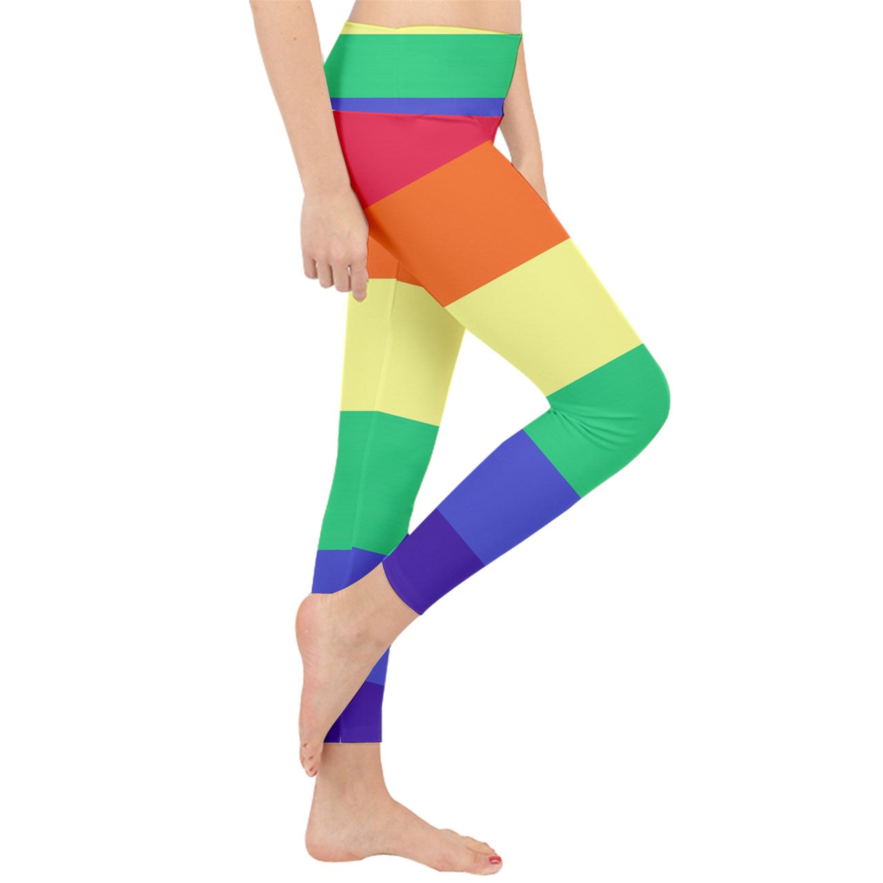 LGBTQ Rainbow Pride #12 Lightweight Velour Classic Yoga Leggings