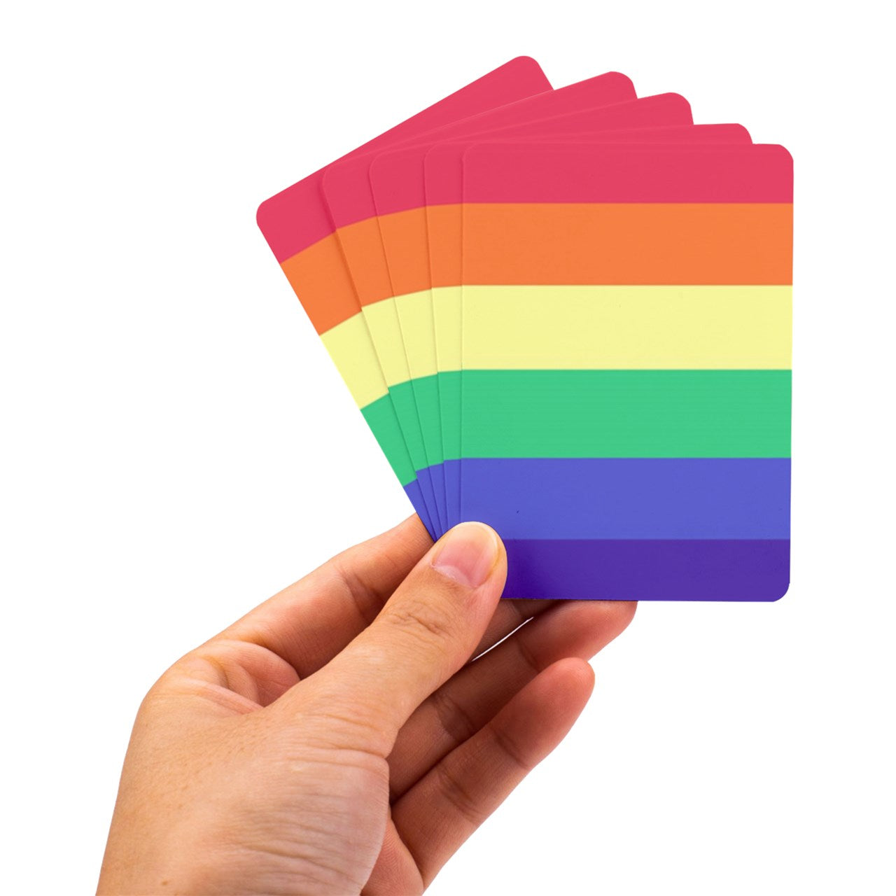 LGBTQ Rainbow Pride #12 Playing Cards Single Design (Rectangle) with Custom Box