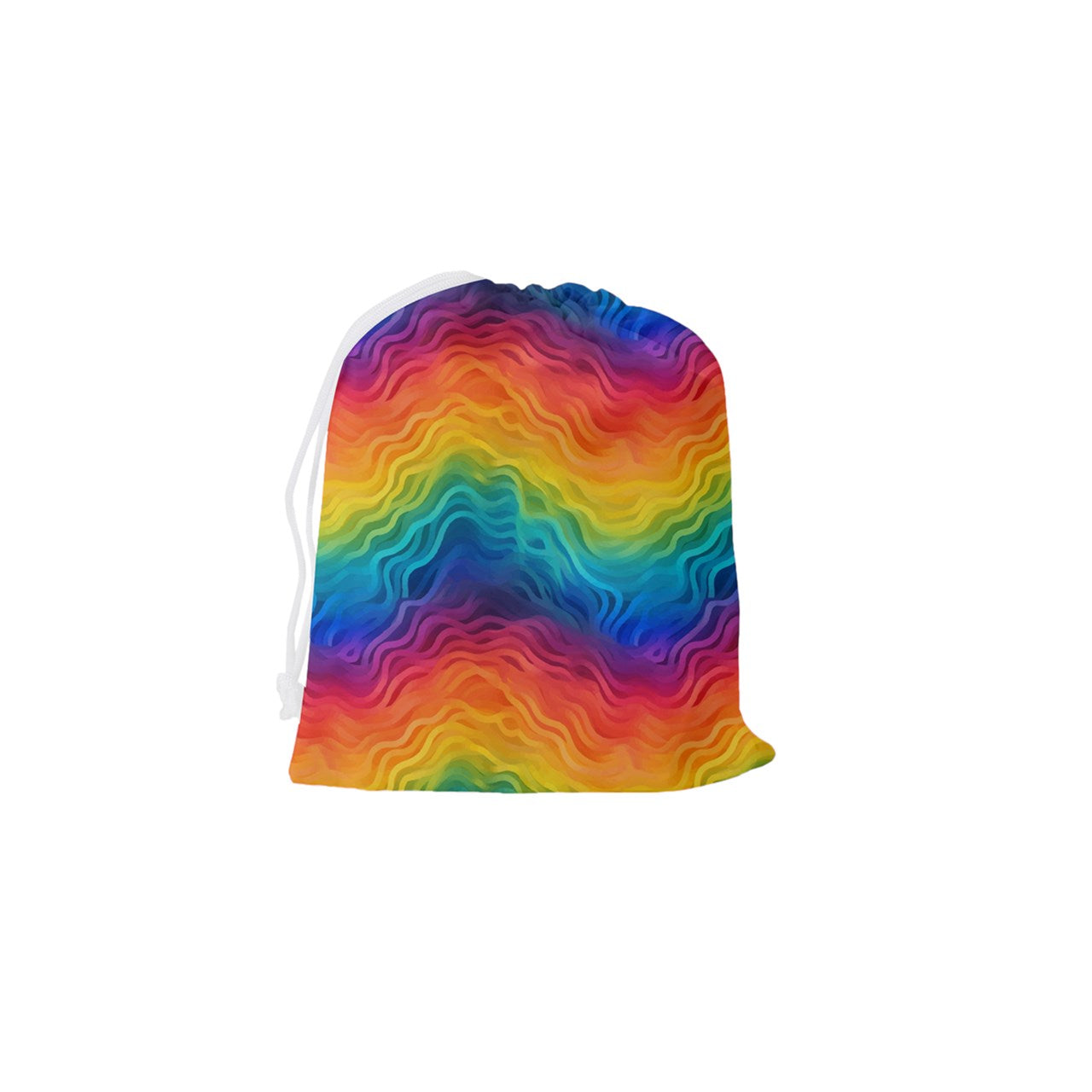 LGBTQ Rainbow Pride Drawstring Pouch (Small)