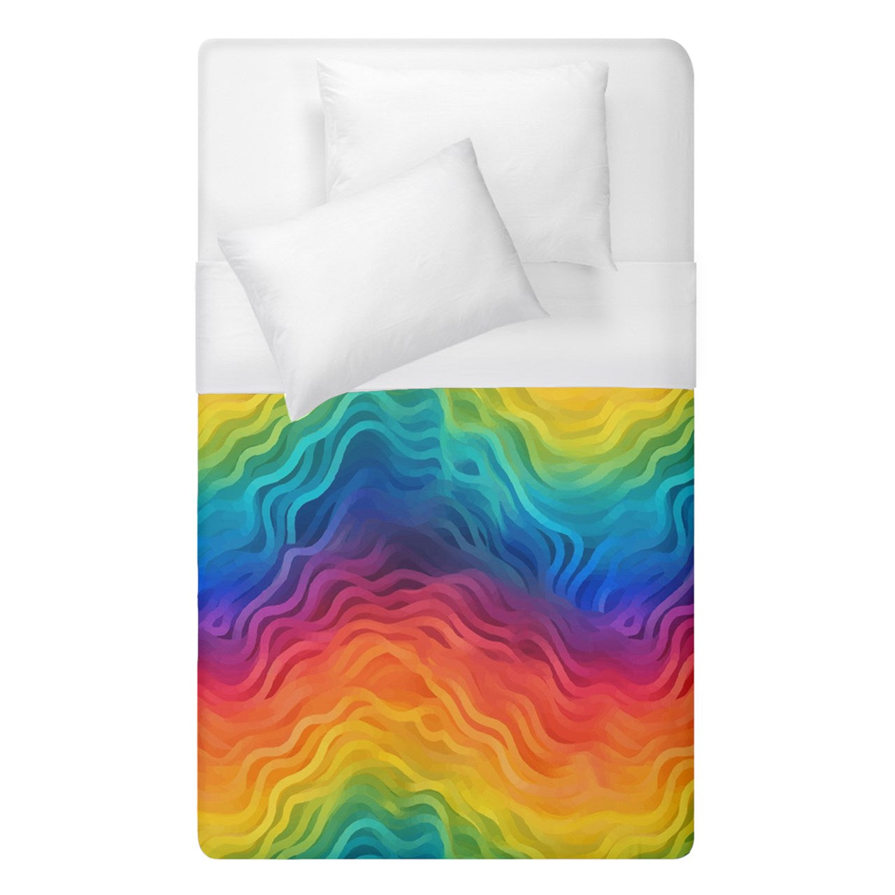 LGBTQ Rainbow Pride Duvet Cover (Single Size)