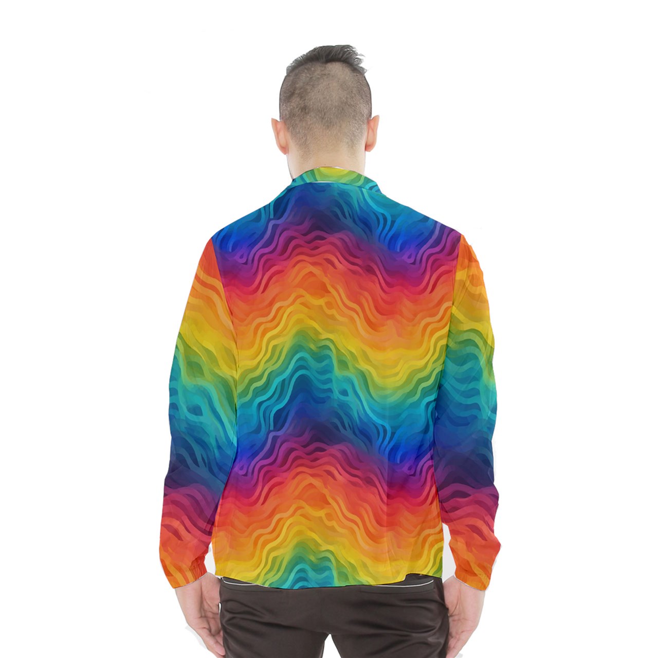 LGBTQ Rainbow Pride Men's Windbreaker