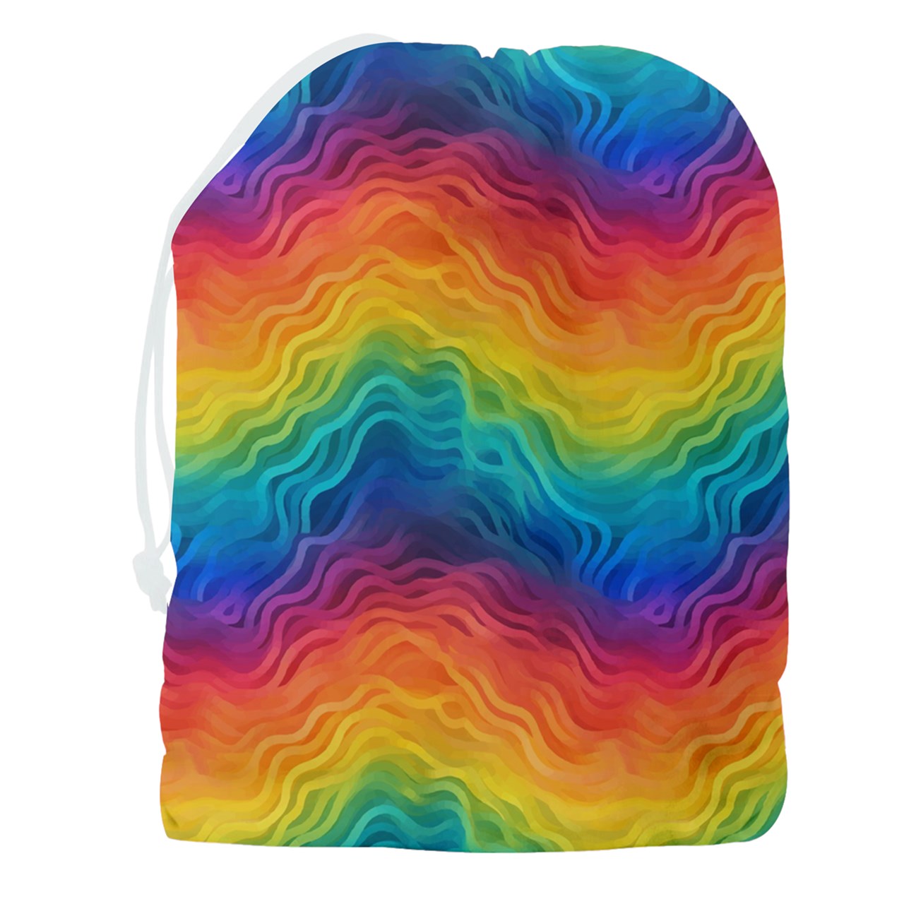 LGBTQ Rainbow Pride Drawstring Pouch (3XL)