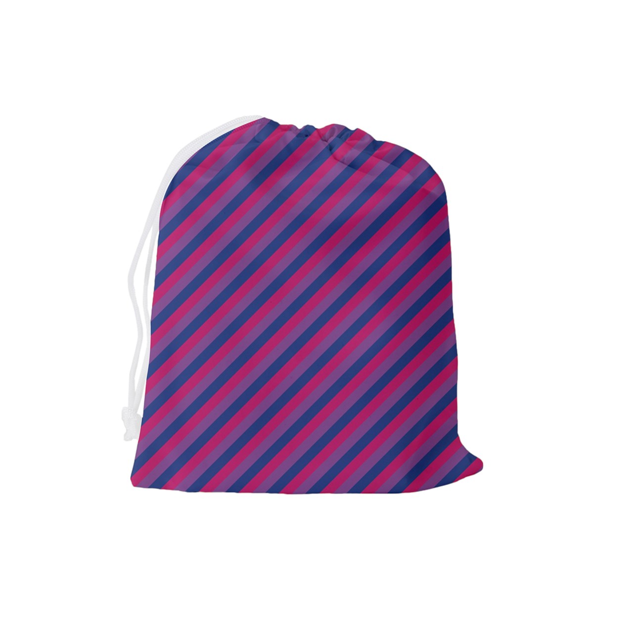 Bisexual Flag Drawstring Pouch (Large)