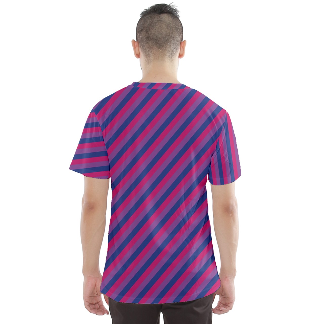 Bisexual Flag Men's Sport Mesh Tee