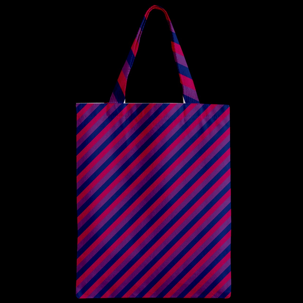 Bisexual Flag Zipper Classic Tote Bag