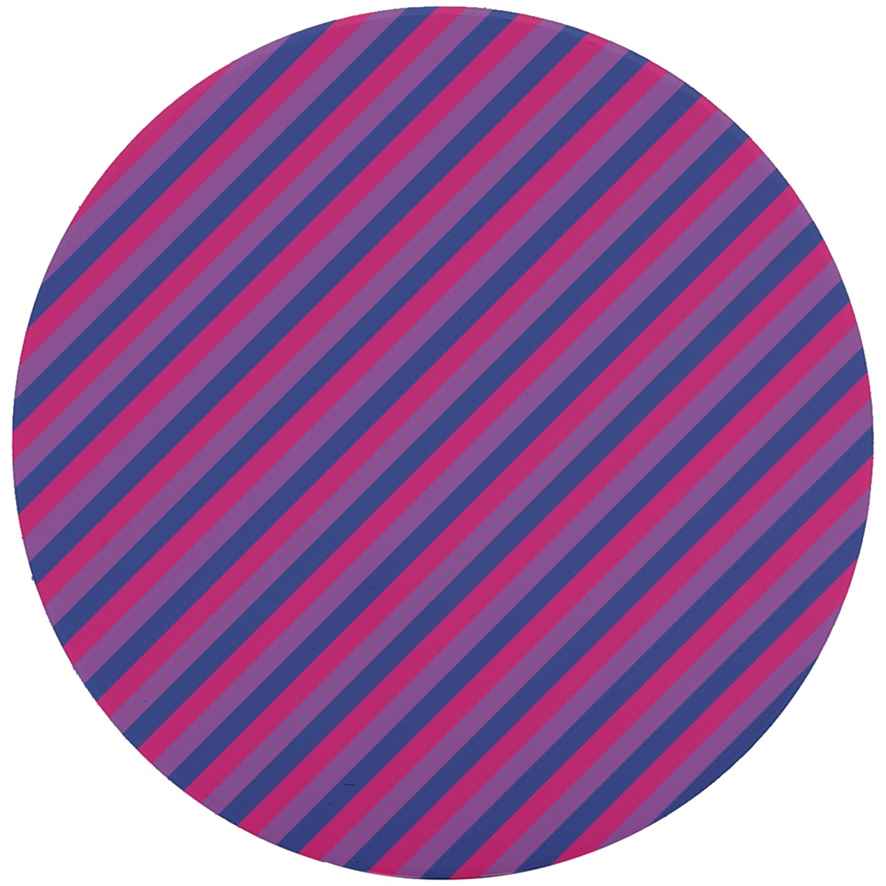 Bisexual Flag UV Print Round Tile Coaster