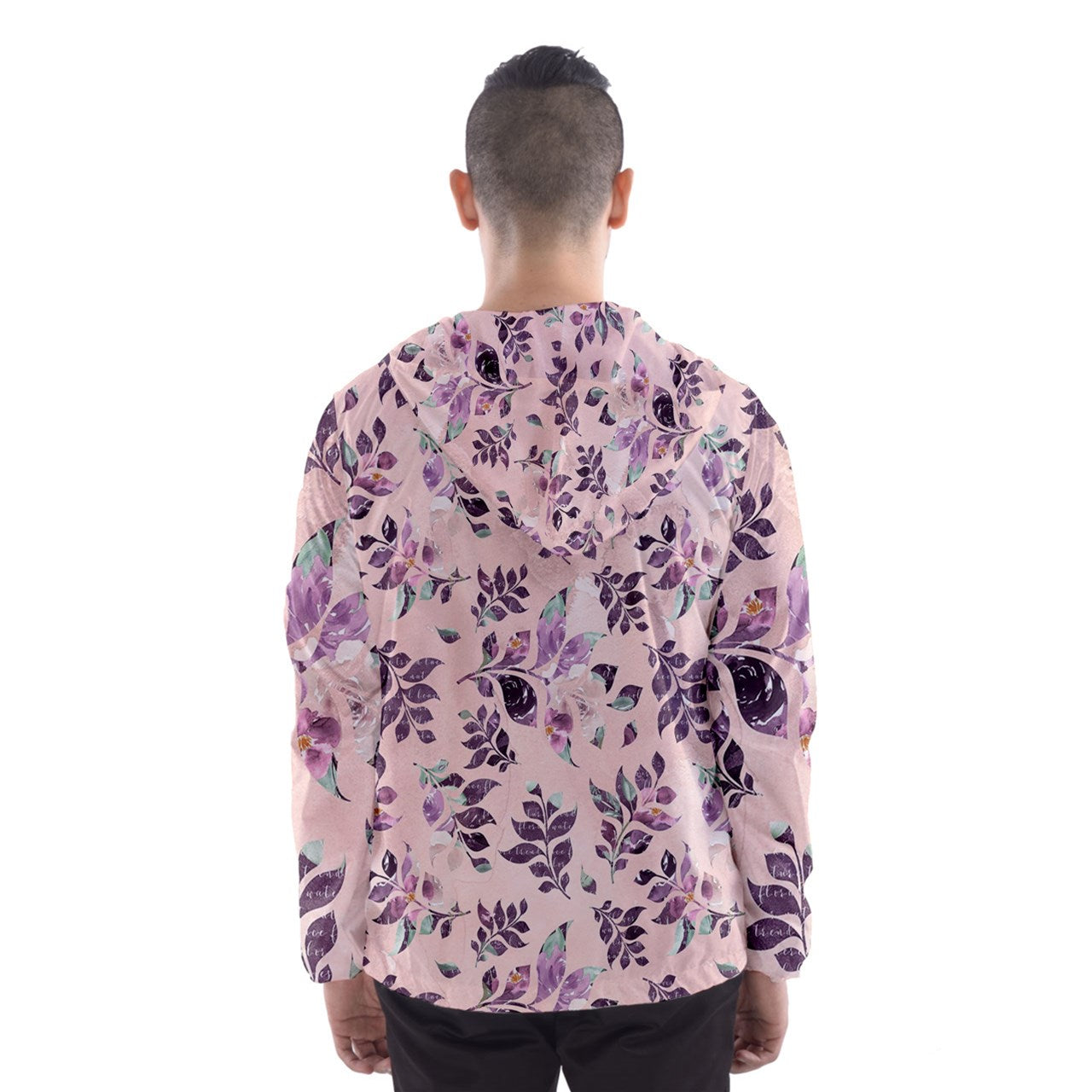 Sangria Men's Hooded Windbreaker