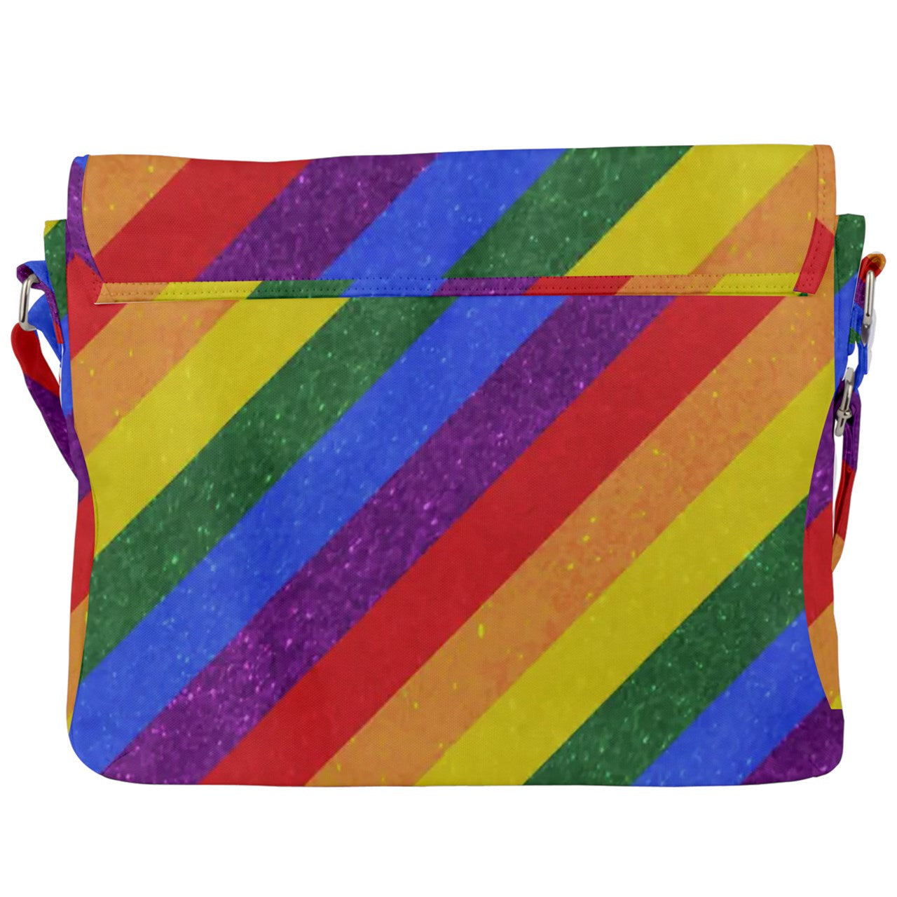 Rainbow Buckle Messenger Bag