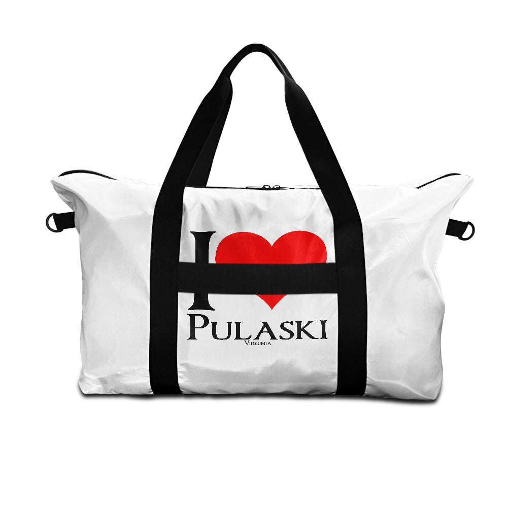 I Heart Pulaski White Lightweight luggage
