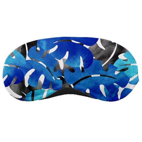 Sleeping Mask Tropical Blues Leaves