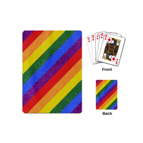 Rainbow Pride Playing Cards Single Design (Mini)
