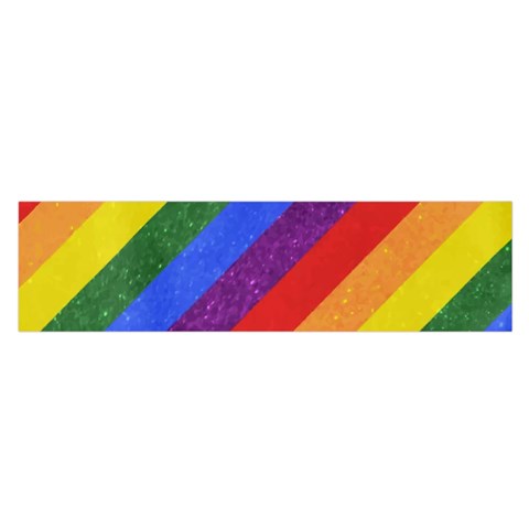 Rainbow Pride Oblong Satin Scarf (16" x 60")