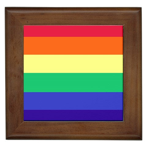 LGBTQ Rainbow Pride #12 Framed Tile