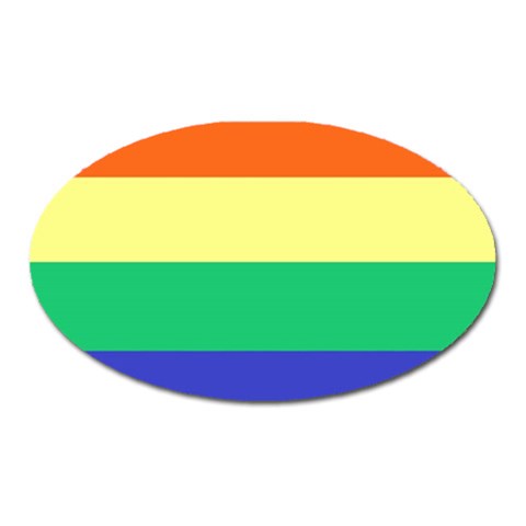 LGBTQ Rainbow Pride #12 Magnet (Oval)
