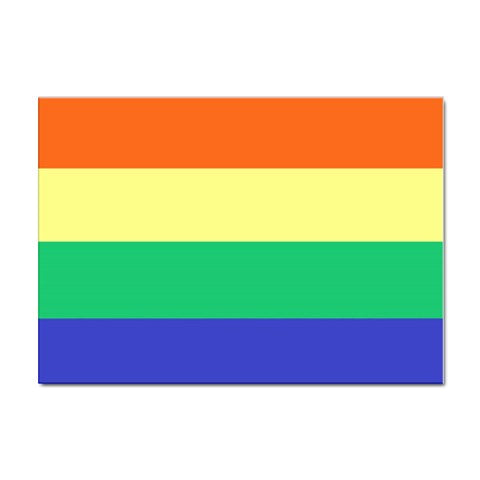 LGBTQ Rainbow Pride #12 Sticker A4 (10 pack)