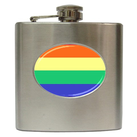 LGBTQ Rainbow Pride #12 Hip Flask (6 oz)