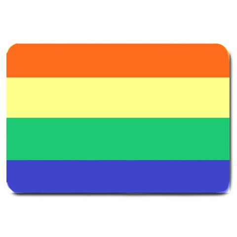 LGBTQ Rainbow Pride #12 Large Doormat