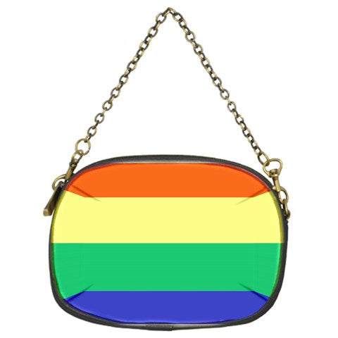 LGBTQ Rainbow Pride #12 Chain Purse (One Side)