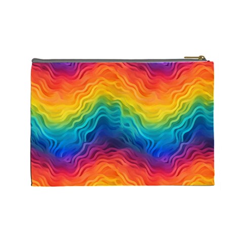 Lgbtq Rainbow Cosmetic Bag (Large)