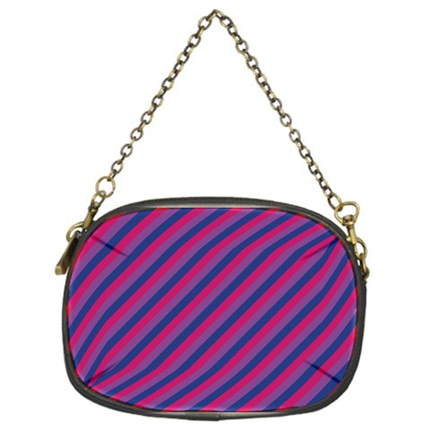Bisexual Flag Chain Purse (One Side)