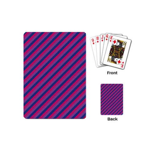 Bisexual Flag Playing Cards Single Design (Mini)