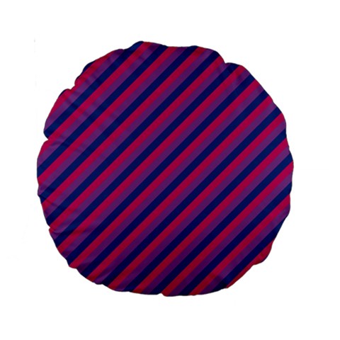Bisexual Flag Standard 15" Premium Round Cushion
