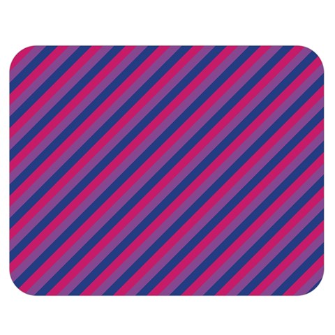 Bisexual Flag Two Sides Premium Plush Fleece Blanket (Medium)