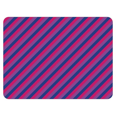Bisexual Flag Two Sides Premium Plush Fleece Blanket (Extra Small)