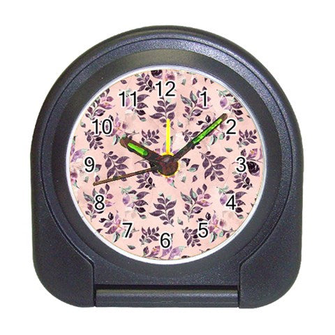 Sangria Travel Alarm Clock Black