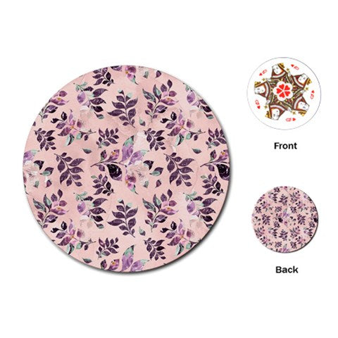 Sangria Playing Cards Single Design (Round)