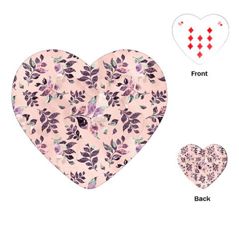 Sangria Playing Cards Single Design (Heart)