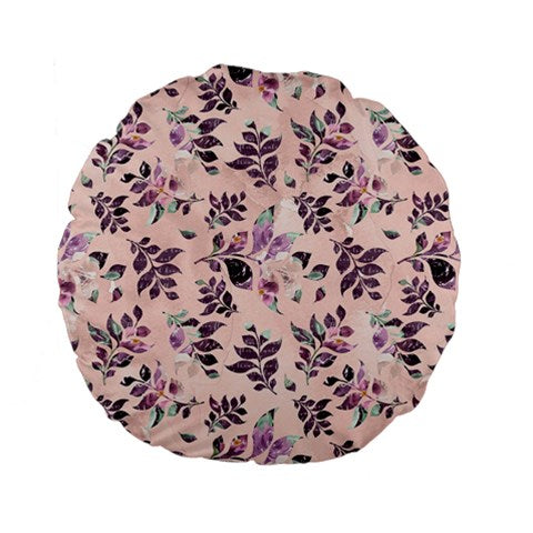 Sangria Standard 15" Premium Plush Fleece Round Cushion