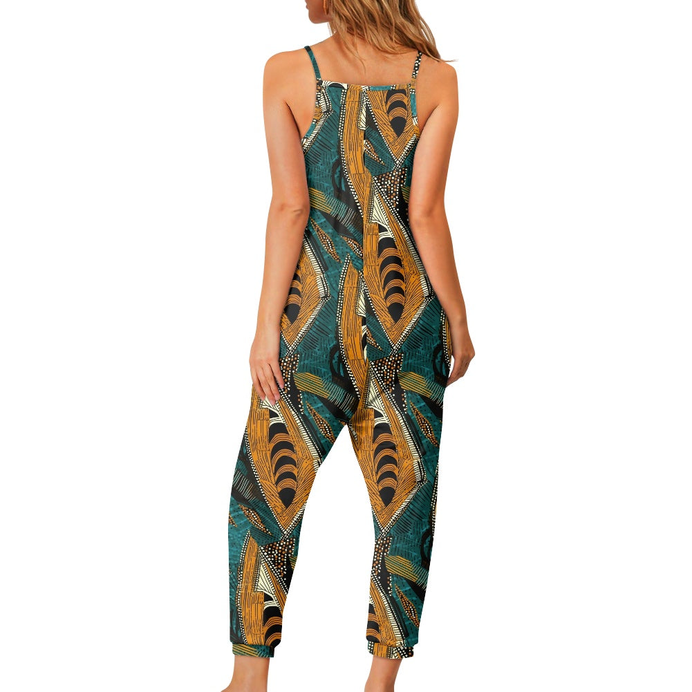 African Ethnic Rompers - Exclusive One-of-a-Kind Luxury Romper - Limited Edition, Ethically Made, and Stylishly Comfortable