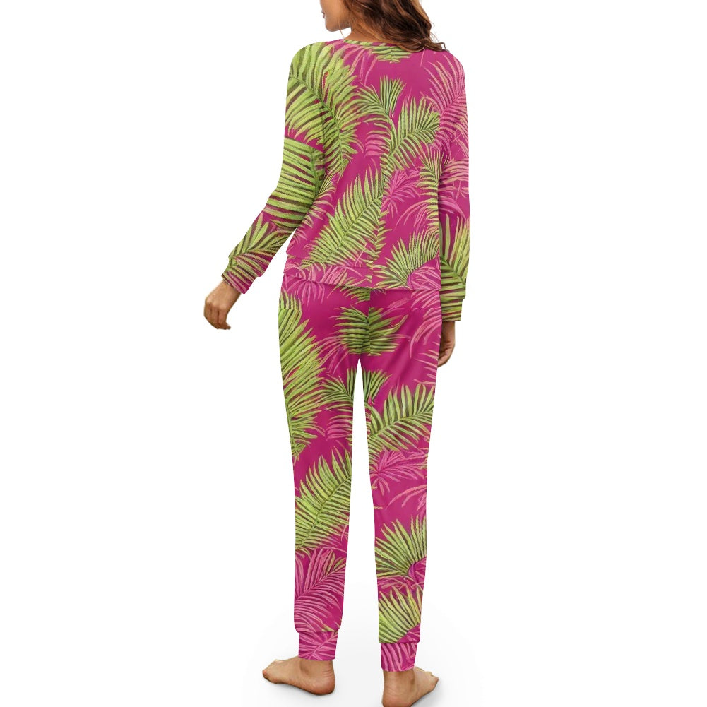 Women's drawstring pajamas set