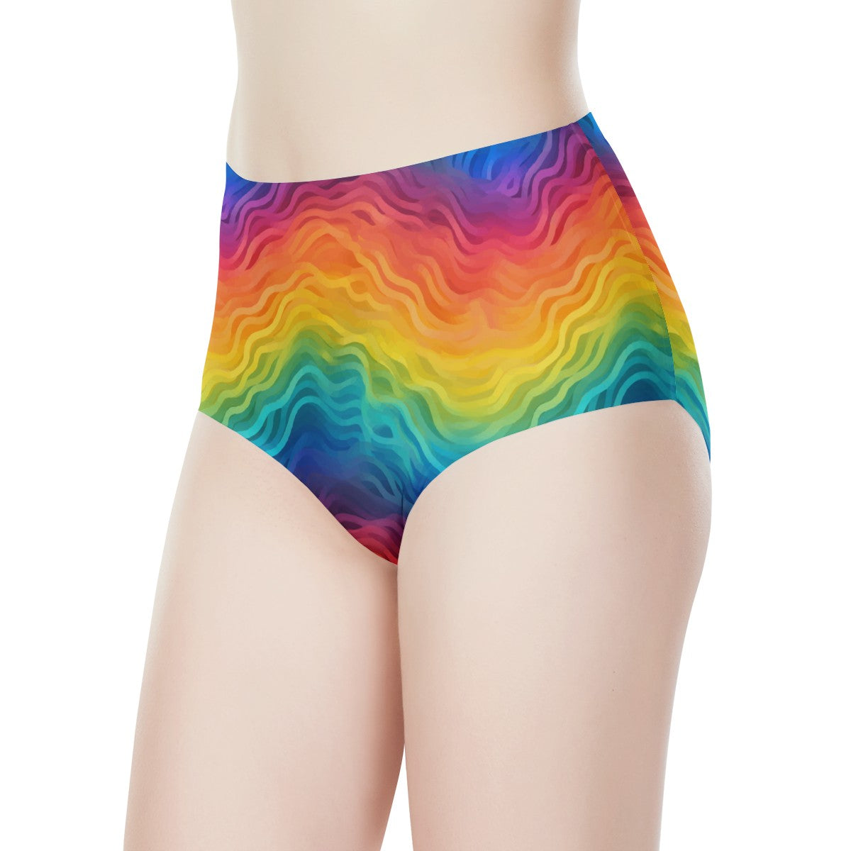 Rainbow Pride - LGBTQ Women's High Waisted Briefs