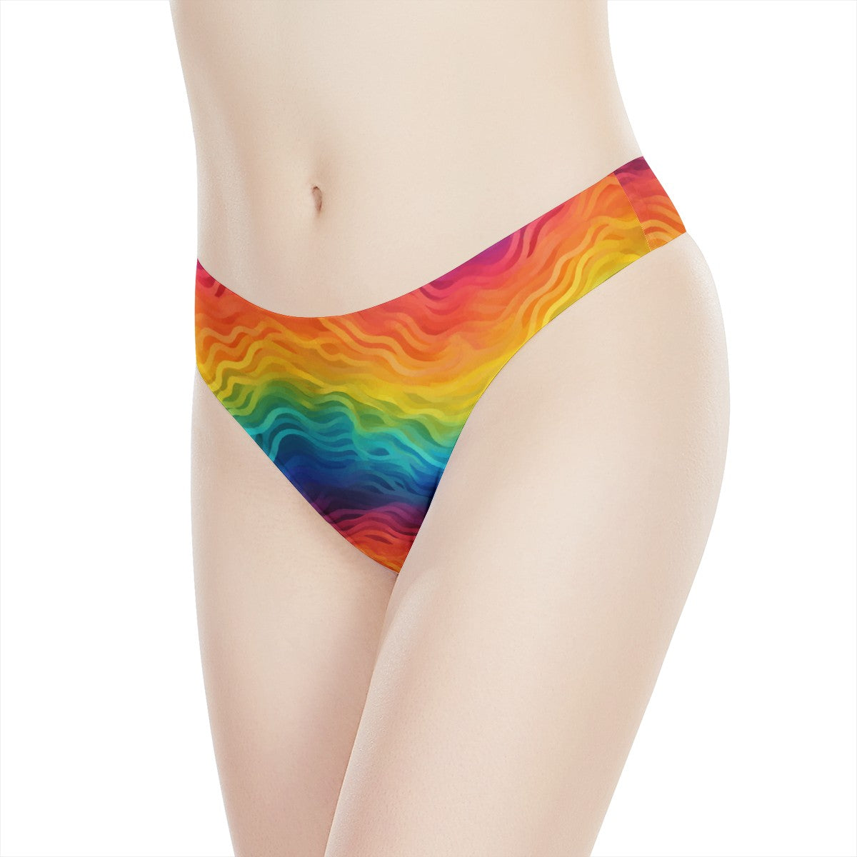 Rainbow Pride - LGBTQ Women's All Over Print Thongs