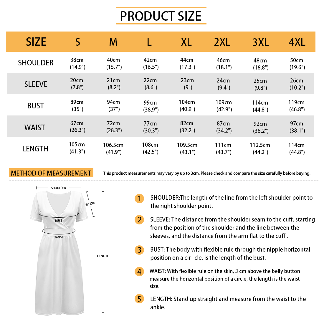 Red Polka Dot Short Sleeve V-Neck Ladies dress