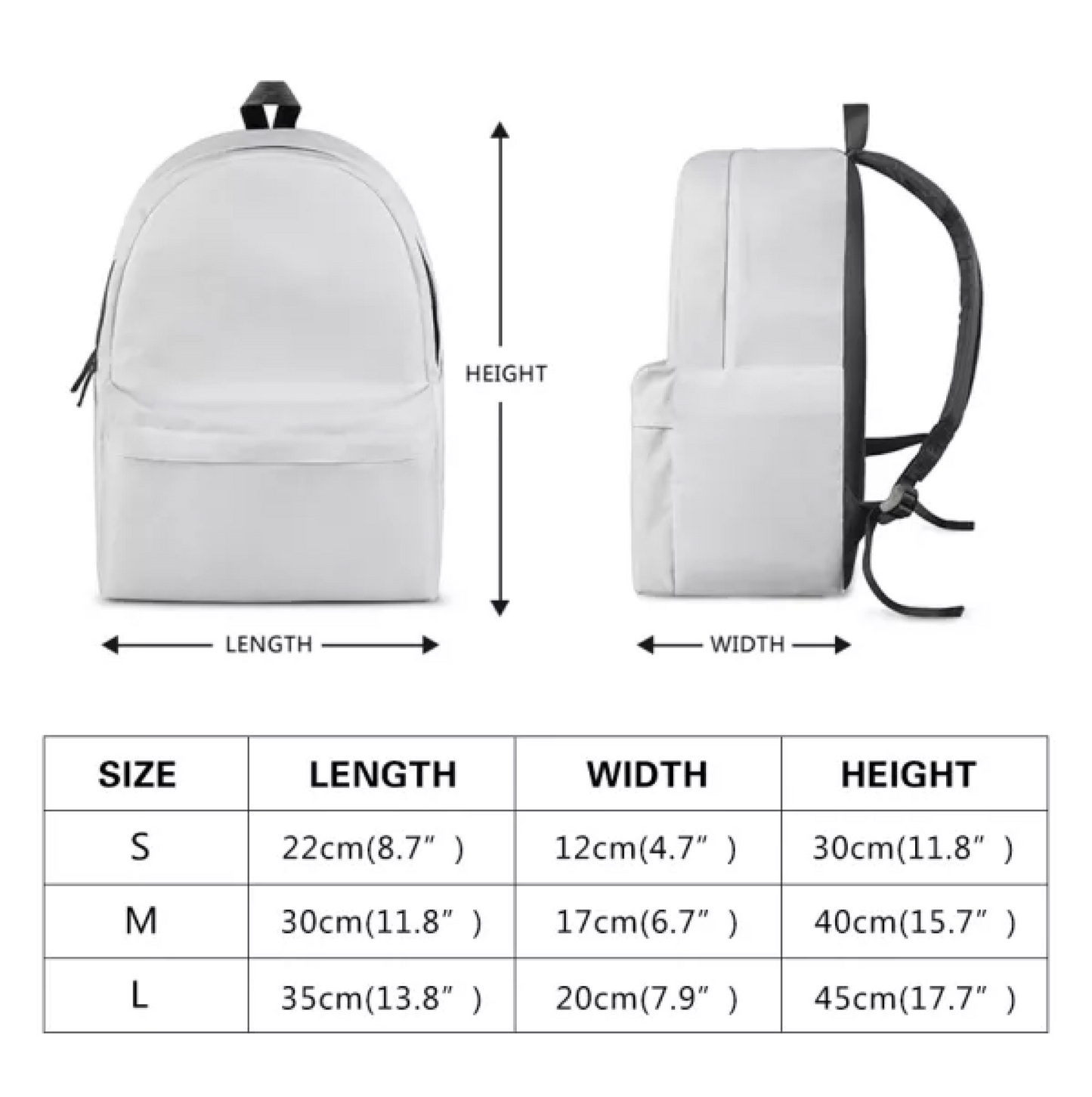 Rainbow Pride - LGBTQ All Over Print Cotton Backpack