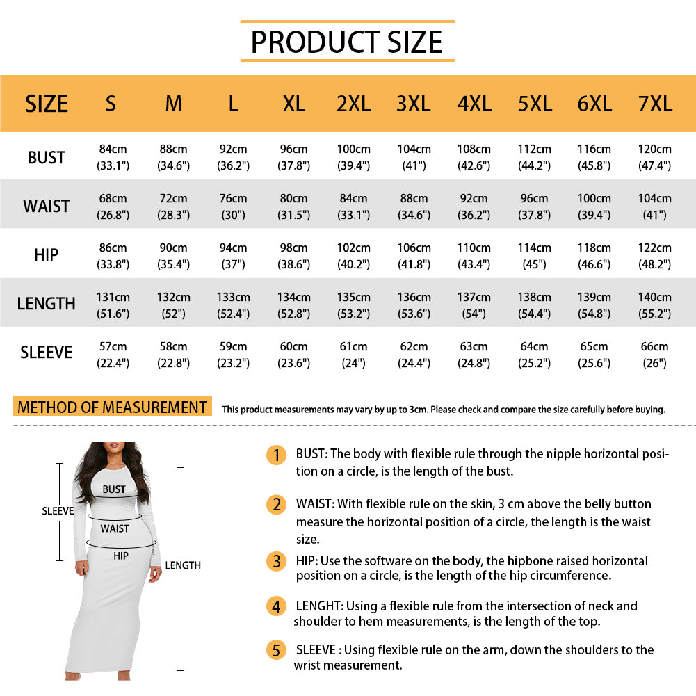 Women's long-sleeved dress (extended)