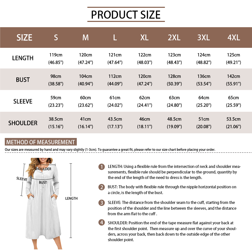 Luxtrini Ladies V-neck button dress Boho Polka Dot Midi Dress with Pockets – Retro Red