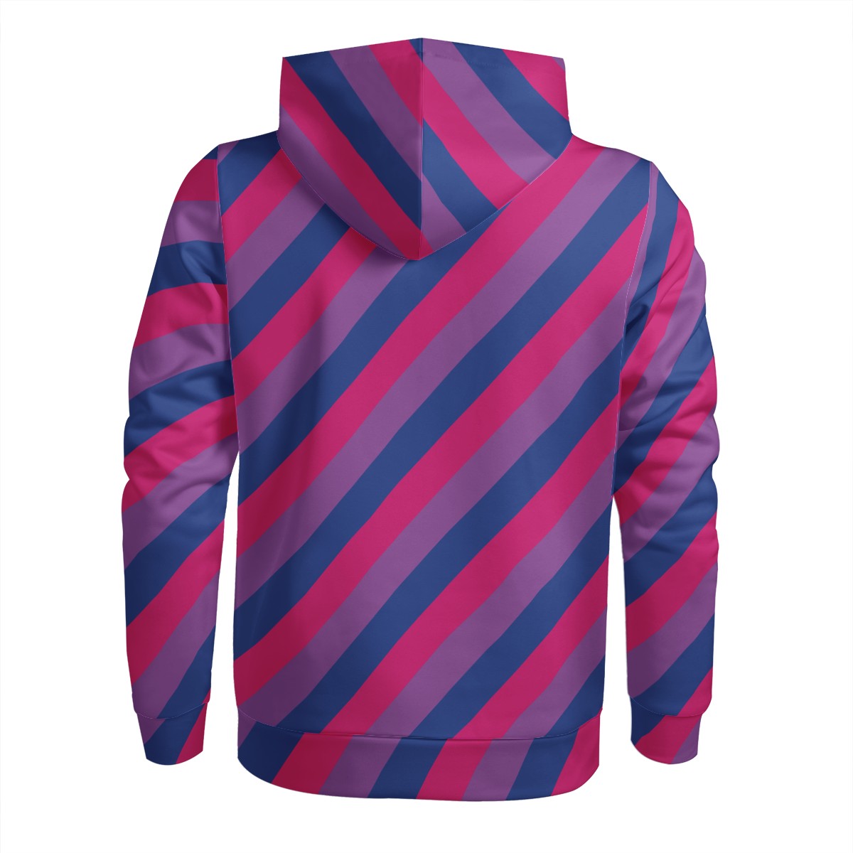 Bisexual Pride Men's All Over Print Zip Hoodie