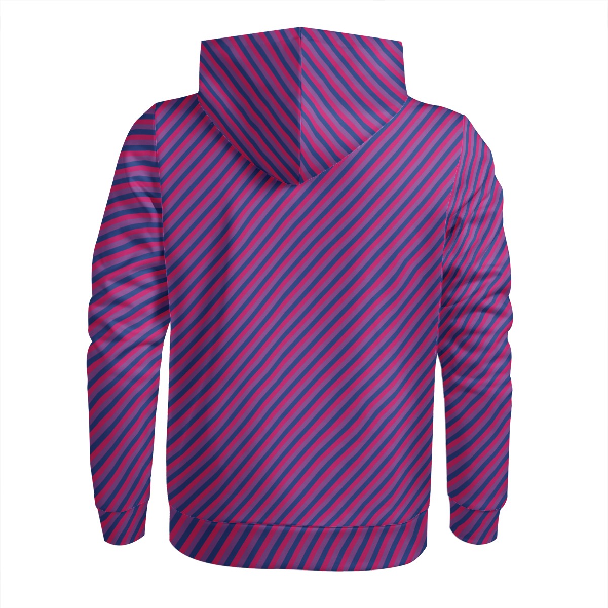 Bisexual Pride Men's All Over Print Zip Hoodie