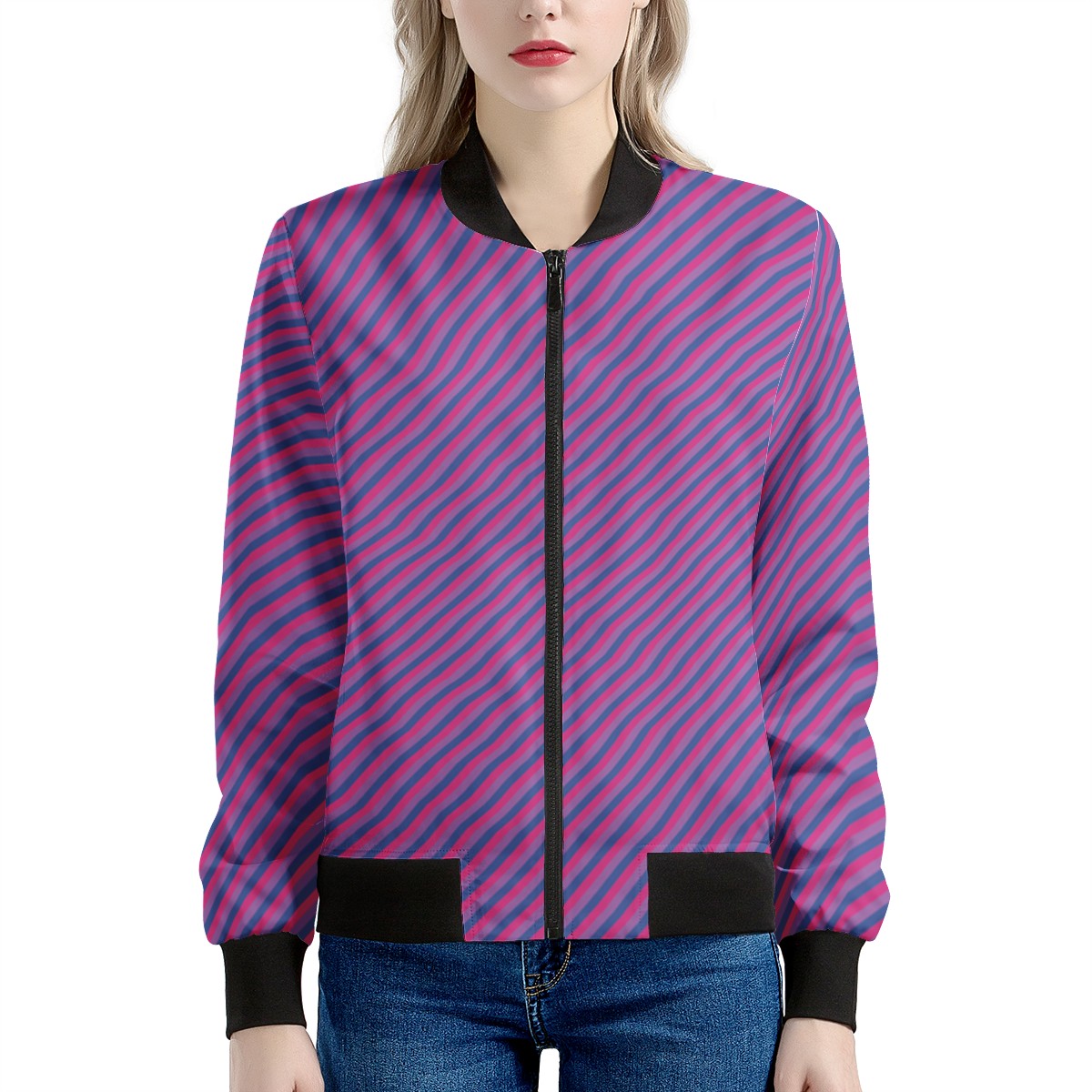 Bisexual Pride Women's Bomber Jacket