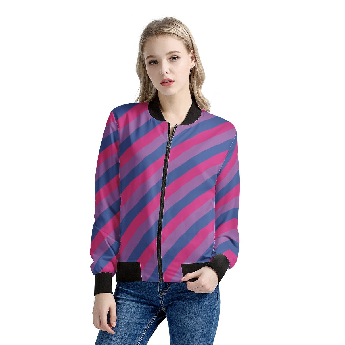 Bisexual Pride Women's Bomber Jacket
