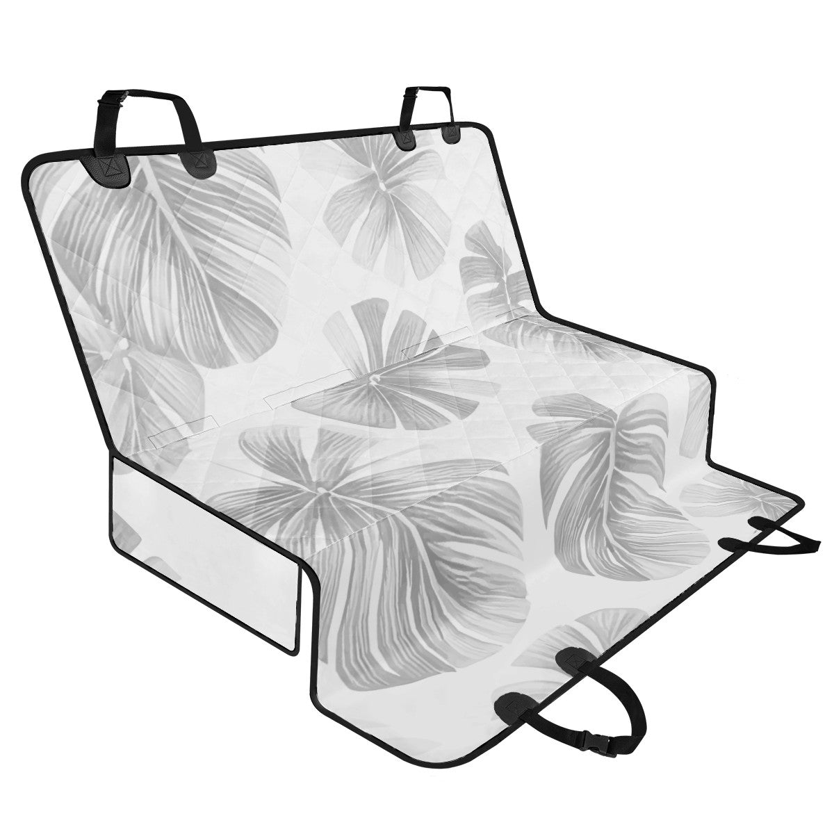 White Monstera Pet Seat Covers
