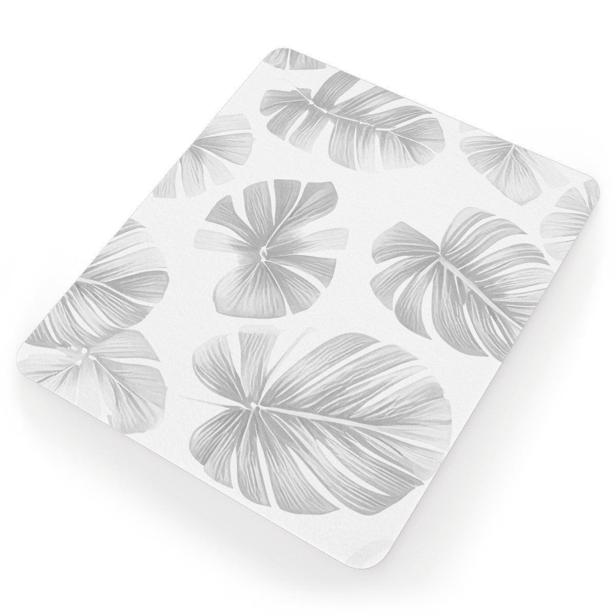 White Monstera Mouse Pad